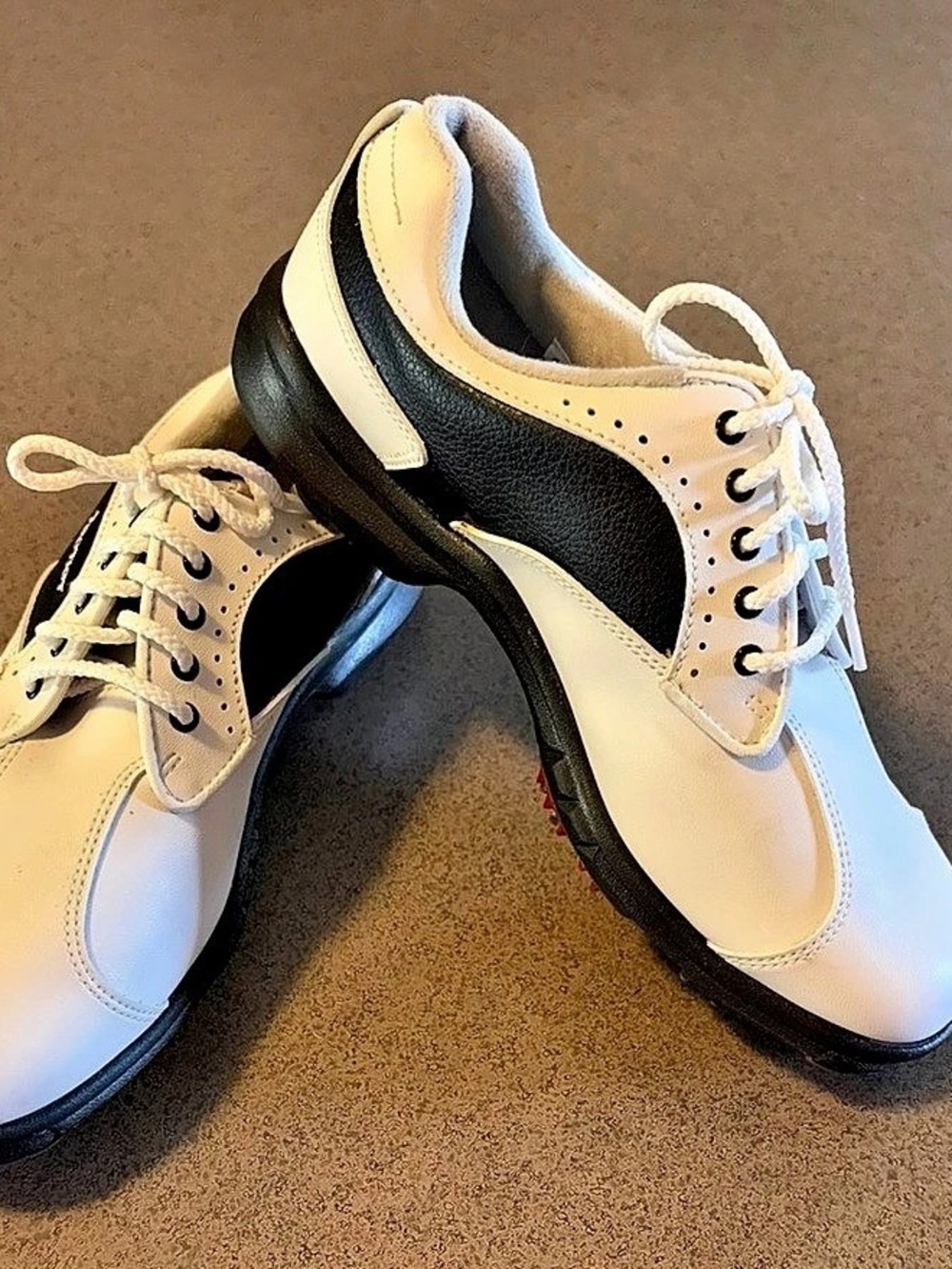 New FootJoy GreenJoys Golf Shoes White & Black